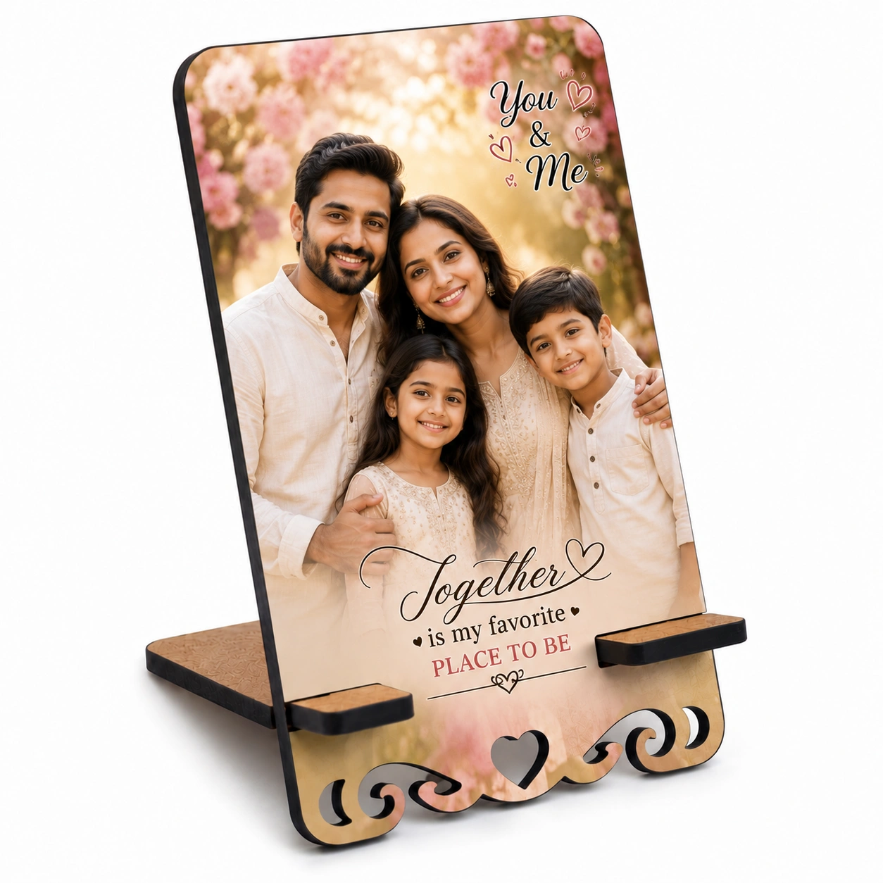 Happy Family Mobile Photo Stand